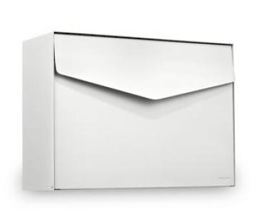 MEFA Briefkasten Letter (111) Reinweiß RAL 9010 Wandbriefkasten
